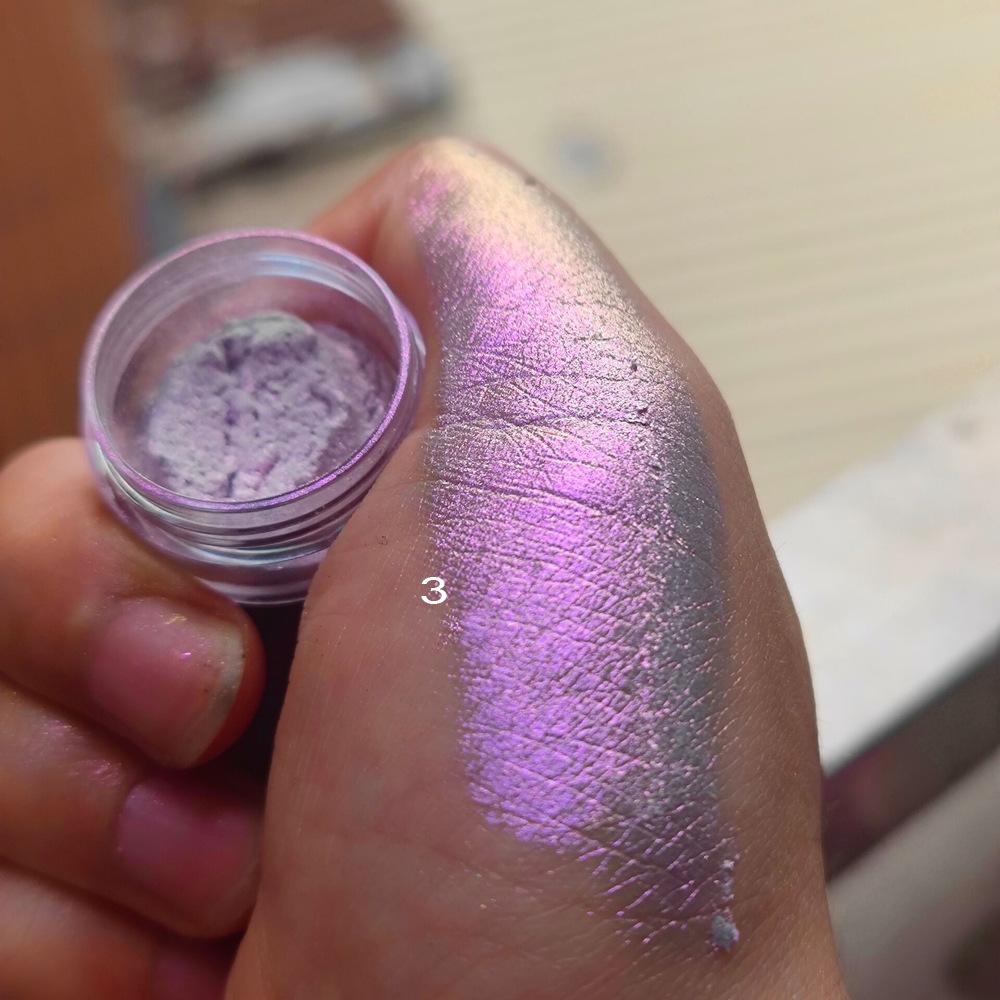 Multichrome Chameleon Eye Shadow Powder Nail Glitters Aurora Neon Rainbow Pigment Chrome Powder Iridescent Eyeshadow Nail Decors