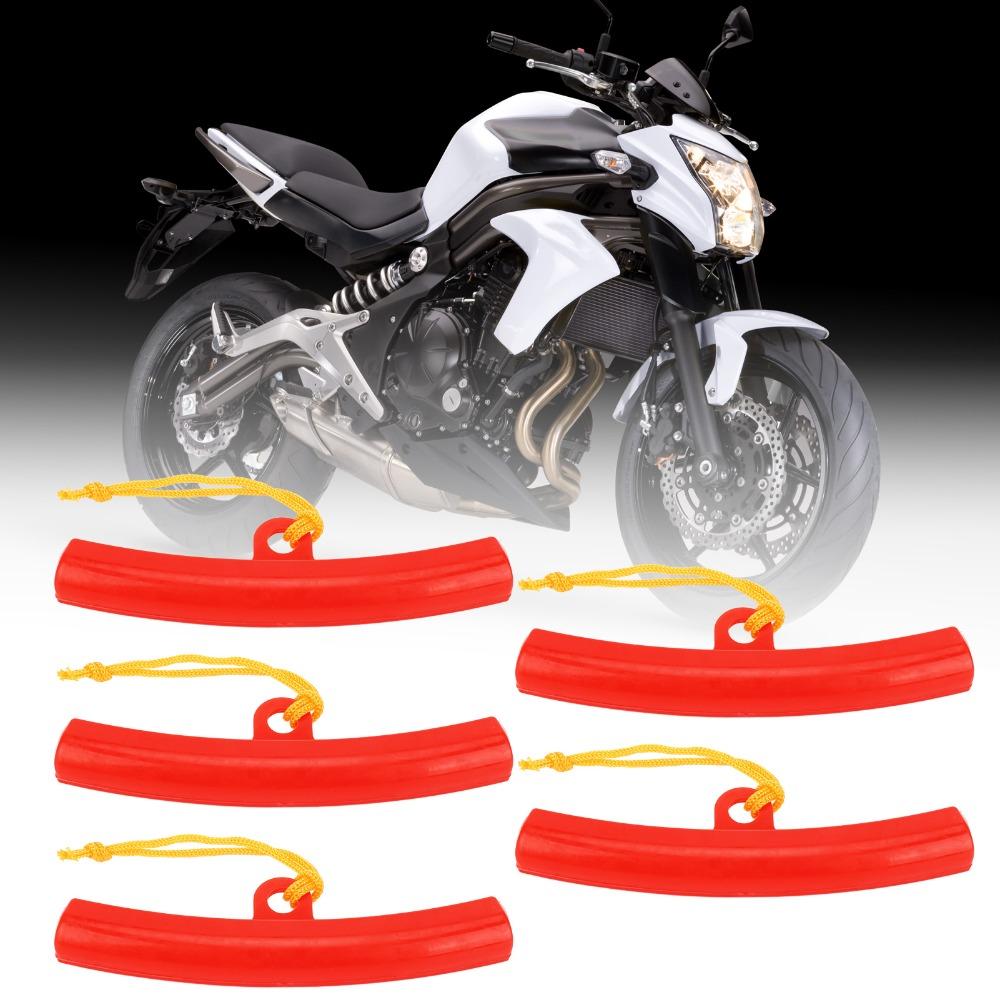5PCS Red Tire Changer Guard Rubber Wheel Rim Savers  Chrome Delicate Wheel Rim Safe Service