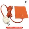 150W 220V Car Water Tank Antifreeze Heater Silicone Rubber Thermostat Heating Plate Oil Pan Hydraulic Tank Heating Plate Mat
