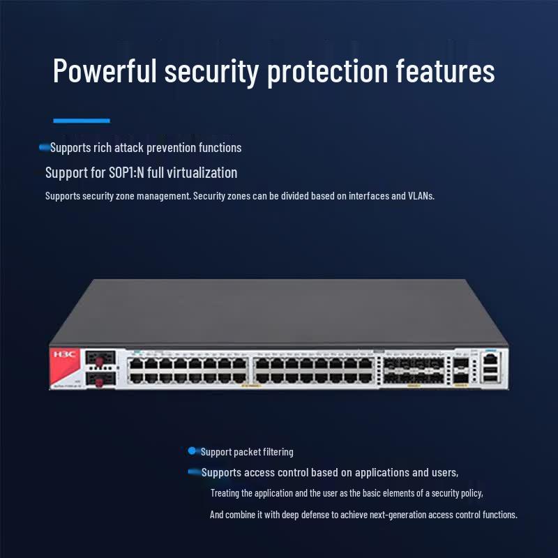 H3C F1000-AI Series Enterprise Firewall with AI Analysis Engine