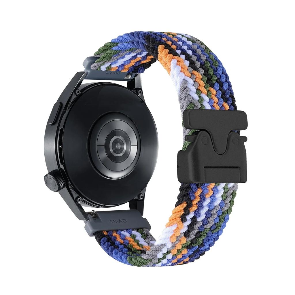Nylon 20mm 22mm Strap for Fossil GEN 6 5 5E 44mm Parachute Buckle Band GEN 5 LTE 45mm/Gen 5 Carlyle HR/Gen 6 Wellness Bracelet