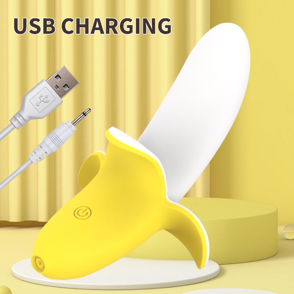 12 Frequency Rechargeable Silicone Banana Vibrators Adult Orgasm Stimulator Masturbator Sex Toys for Women Gay Vagina Anus Toys
