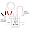Kit d'outils de nettoyage et de test d'injecteur de carburant automobile Fonction 2 en 1 8 Adaptateurs et 8 Modes d'impulsion Outil DIY 4 fils Double