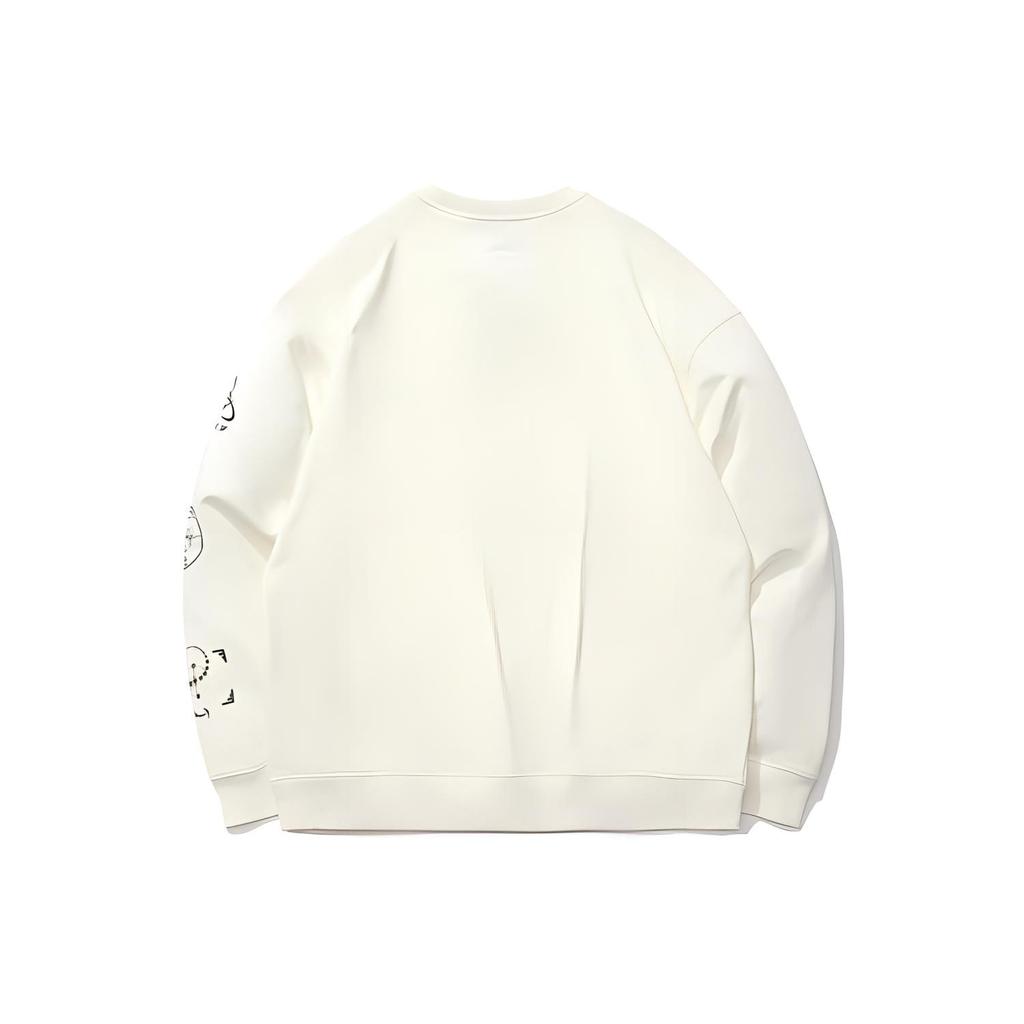 Li Ning CF Sweatshirt Unisex Ivory AWDR384-1
