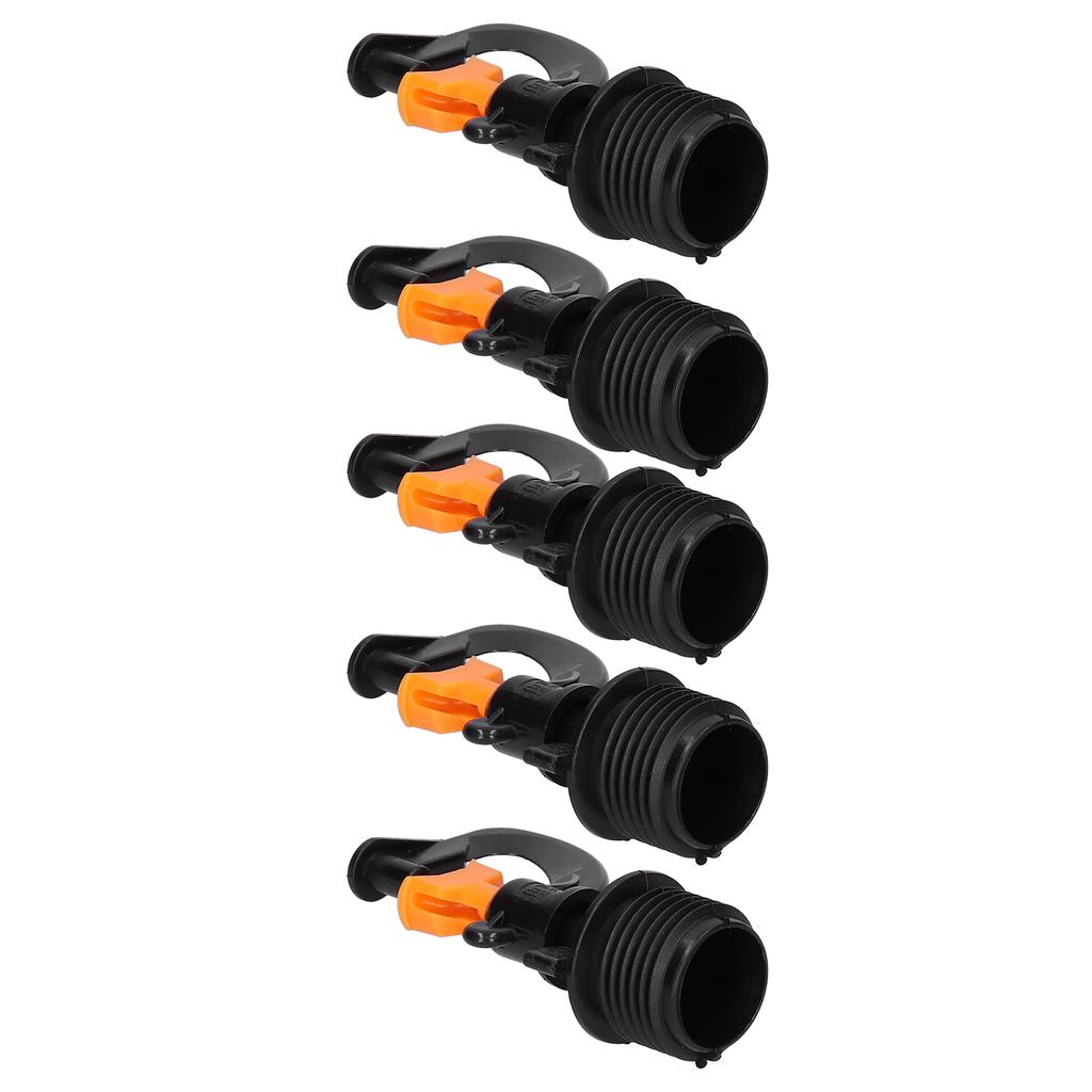 5PCS G1 2 Male Thread Rotating Sprinkler Head Misting Nozzle for Garden Irrigation Accessories