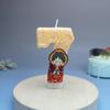 Cartoon Birthday Number Cake Candles - Handmade Decorations