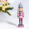 35cm Nutcracker Puppet Figure, Christmas Nutcrackers, Wooden Soldier Statue Toy, Ornament