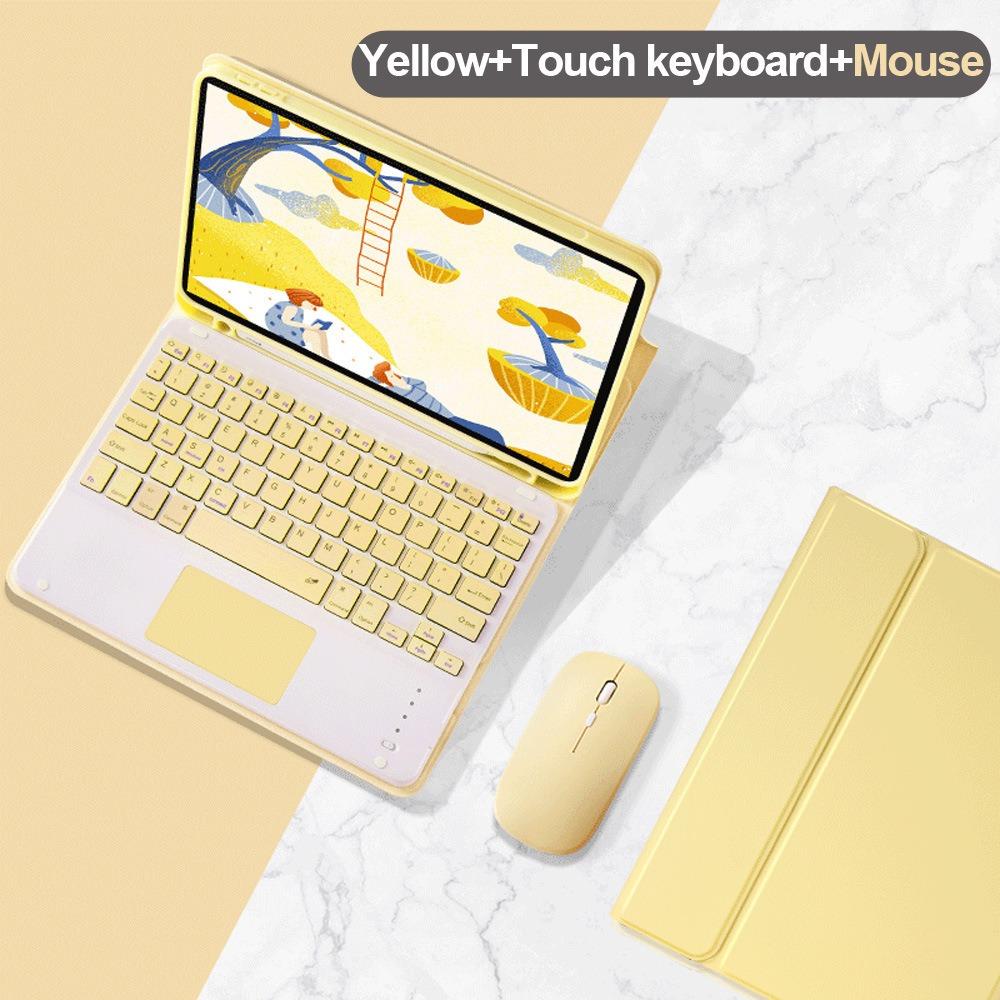 2024 For iPad Air 6th Gen 11 Inch Tablet Bluetooth Keyboard Case with Touchpad 10.2 Protective Cover