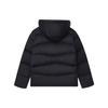 Fila Solid Color Hooded Casual Down Jacket Women Outerwear Black F11W348916FBK