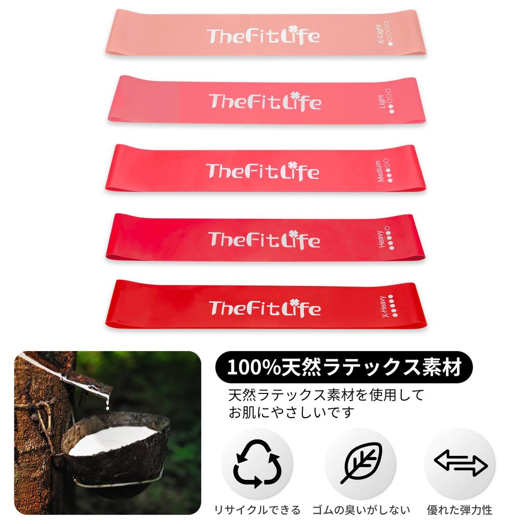 TheFitLife Training Strength Training Fitness Tube Tube, Tube, (Pink)