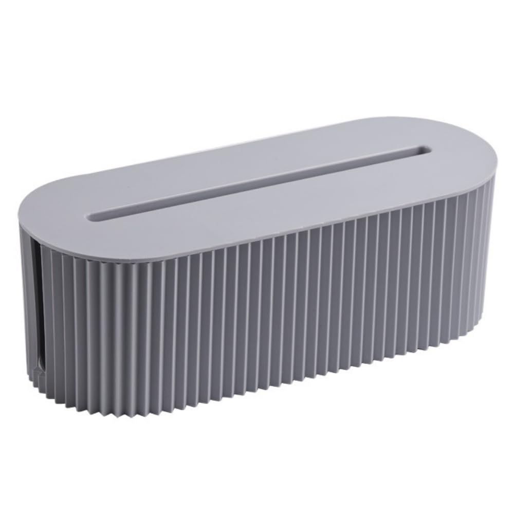

ideamall Cable Box, Outlet Storage, Wiring Concealment, Cord Management, Stylish (Gray)