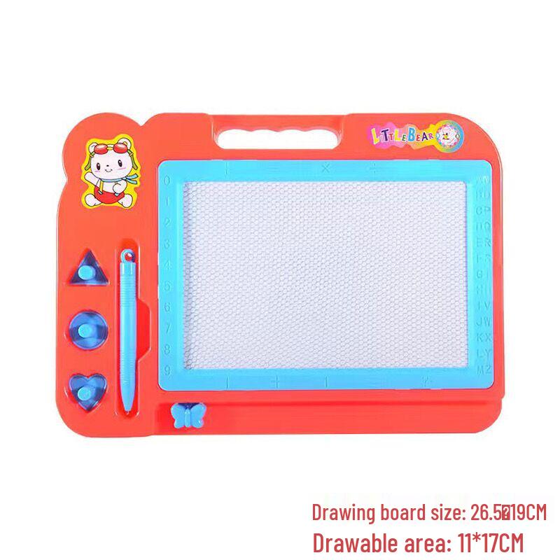 Großes magnetisches Zeichenbrett für Kinder - Buntes Graffiti- und Schreibspielzeug mit Stift