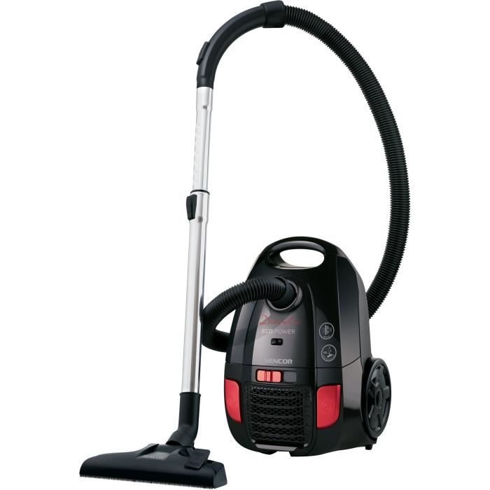 Aspirateur Traineau Avec Sac - SENCOR - SVC 6001BK - EUE3 - 700 W - 78 dB - 3 L - Noir