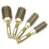 Hair Styling Hair Brush Nylon Comb Thermal Aluminum Tube Round Barrel Hair Comb Professional Salon Hair Brush Hair Rollers Tools