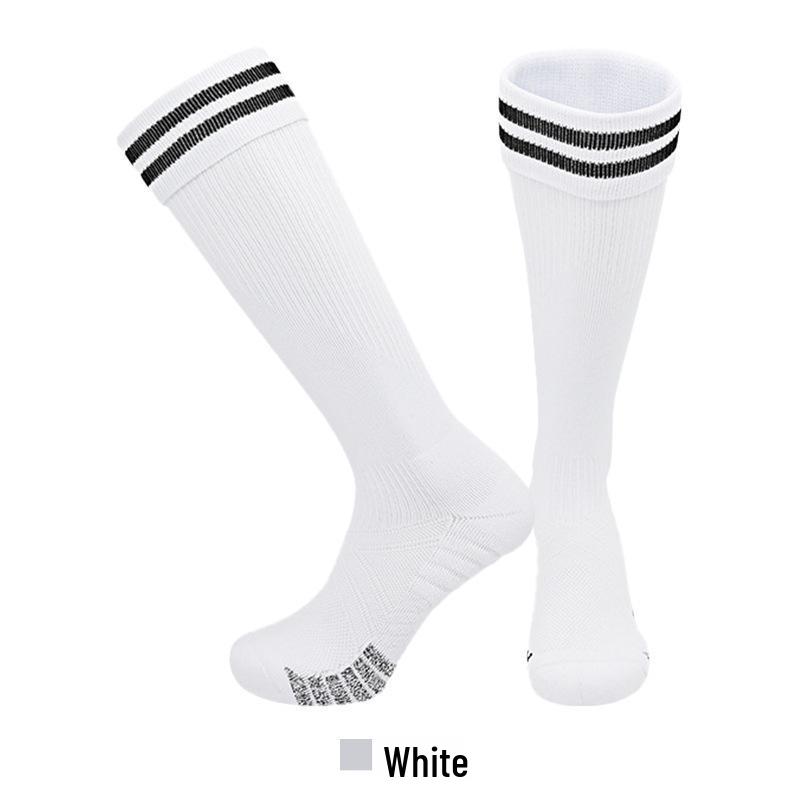 

Cross-border Adult & Children s Non-Slip Breathable Over-the-Knee Football Training Socks S 28-33 белый
