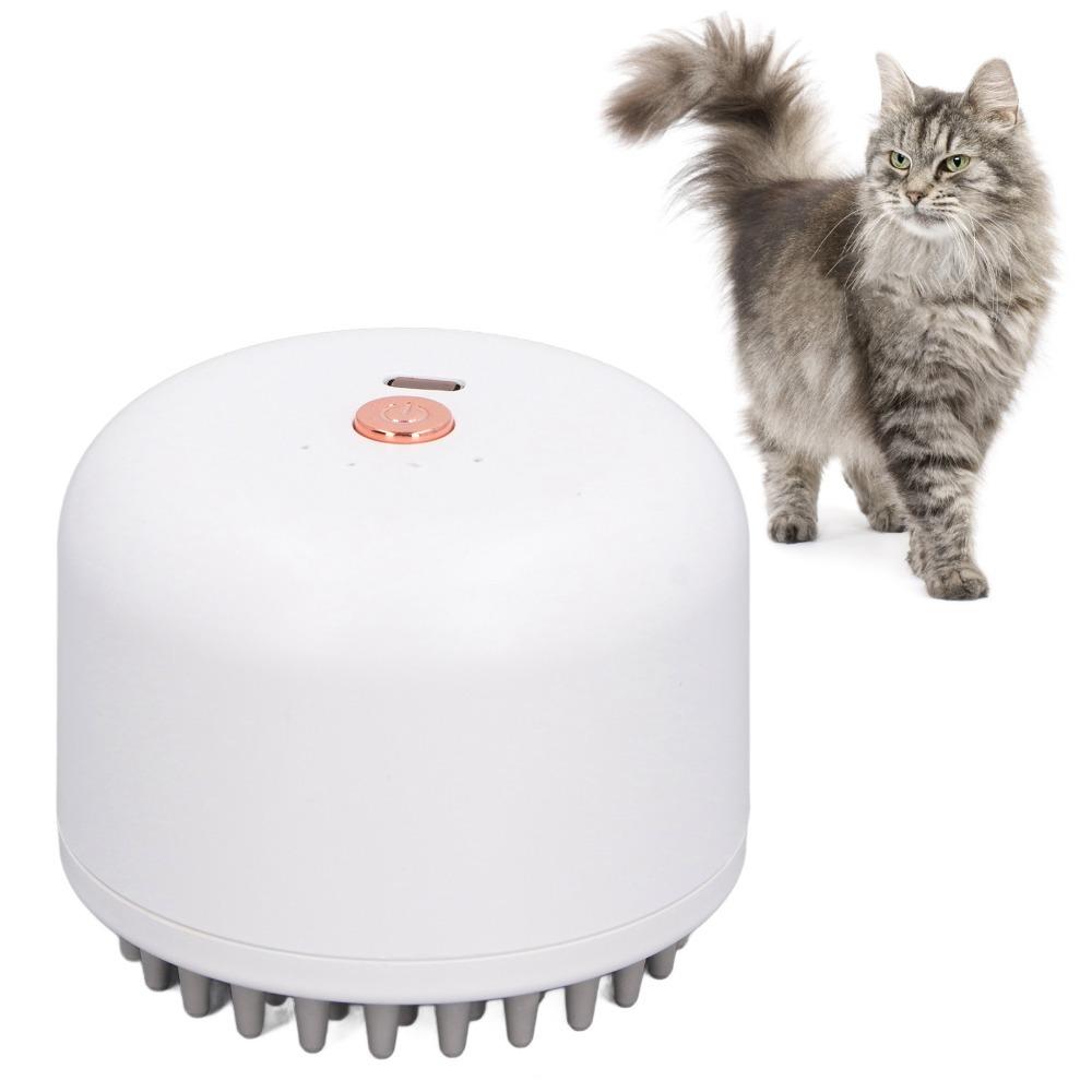Soothing Massage Electric Pet Head Scalp Massager Dog Cat Grooming Brush Indoor Pet Relaxation