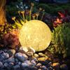 Cracked Glass Solar Lights Auto on/Off Ball Lights Pathway Decoration LED Garden Lights  Landscape