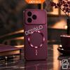 Burgundy Color Magnetic Phone Case for Realme 16 15 15T 14 13 12 11 Pro Plus C85 C83 C100 C100i  Large Window Shockproof Raised case