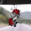 Acrylic Playful Car Decor Quirky Cartoon Hanging Ornament Versatile Bag And Home Use