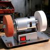 Speed Adjustable Mini Bench Grinder Sturdy Base Dual Wheel Grinder New Electric Grinder for Home