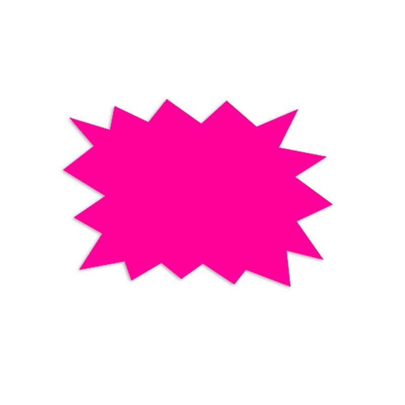 Fluorescent Flower Price Tag Display Stand - POP Advertising Handwritten Label