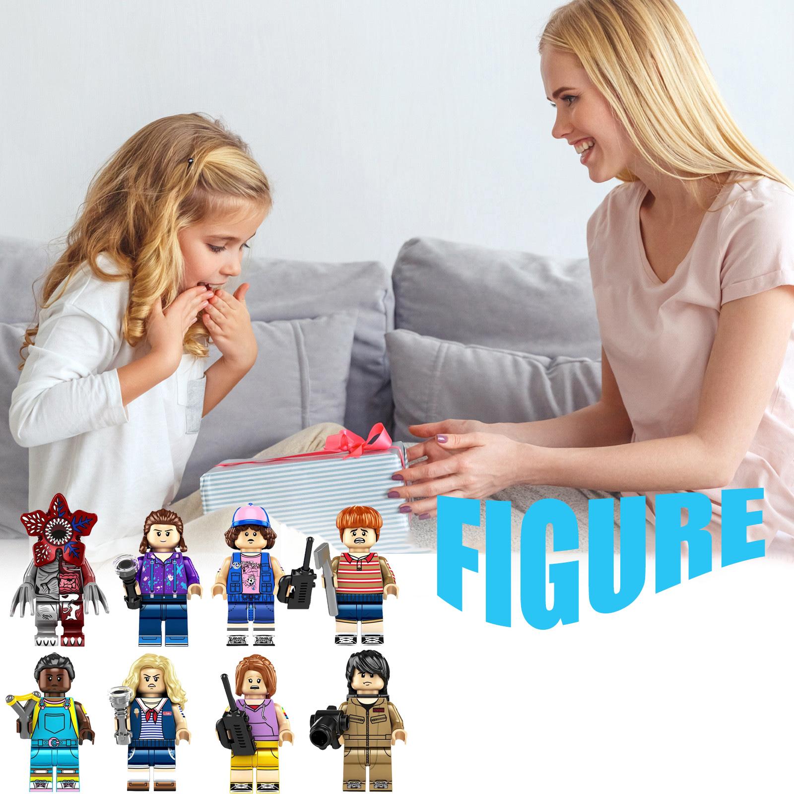 

8 Piece Set Of Horror Game Peripheral Toy Model Figurines One Size