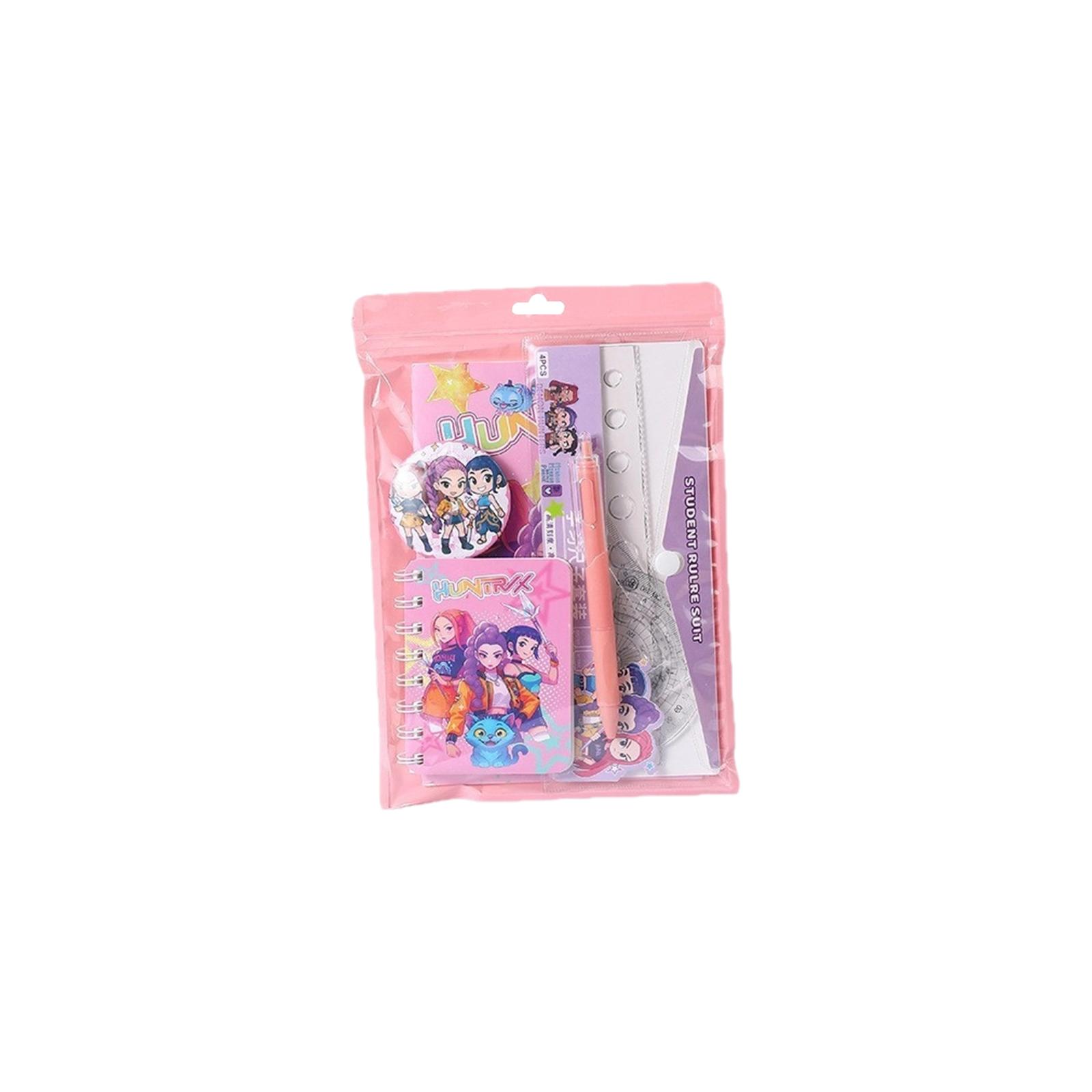 

Witch Hunting Team Learning Supplies 5-piece Stationery Set Colorful Macaron Gift Bag Containing 5ml Of Liquid One Size світло-рожевий колір