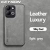 KEYSION Luxury Retro PU Leather Phone Case for Redmi 17 5G Soft Silicone+PC Shockproof Phone Cover for Xiaomi Redmi 17 4G 5G