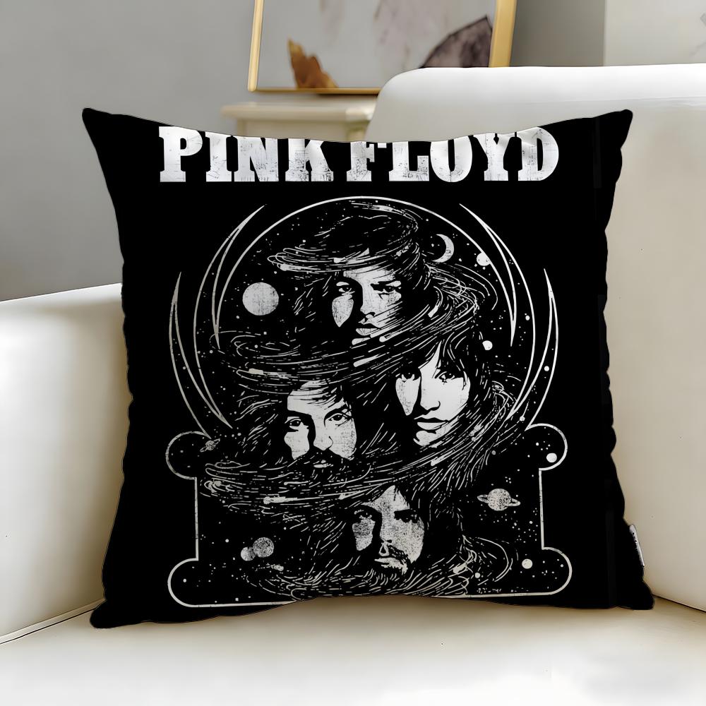 classic band Pink Floyd Cushion Cover Soft  EasyWash Pillow Case  Versatile for Couch Bed Travel and Office