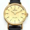 Used A015 [Antique/Extremely Good Condition] RADO Hand-wound Mechanical Gold Color Round Case Ladies Watch