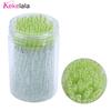 50Pcs/Bottle Eyelash Extension Brushes With Container Eyebrow  Eye Lash Mascara Wands Spoolies In Case Wholesale