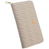 Alto Rose Greige Long Wallet Coin Purse Bill Compartment Card Holder Large Capacity Storage L-Zip Fastener Quilted Cute Rosia