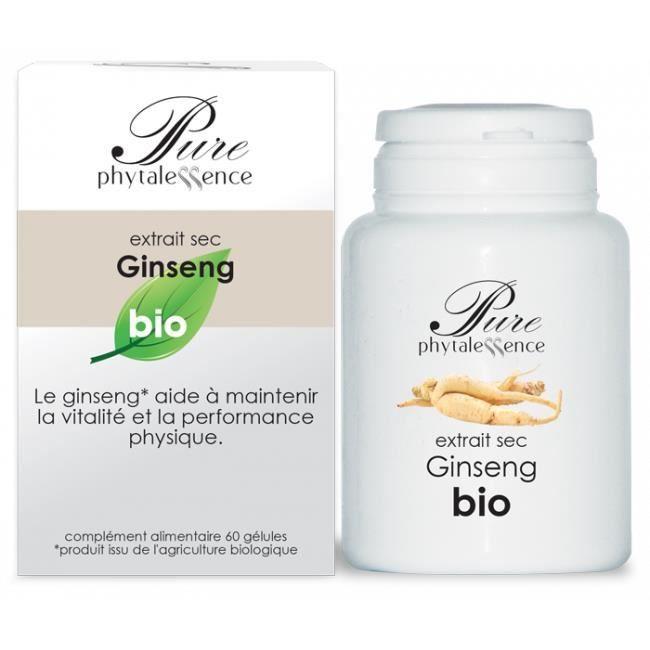 Phytalessence Ginseng Bio 60 gélules