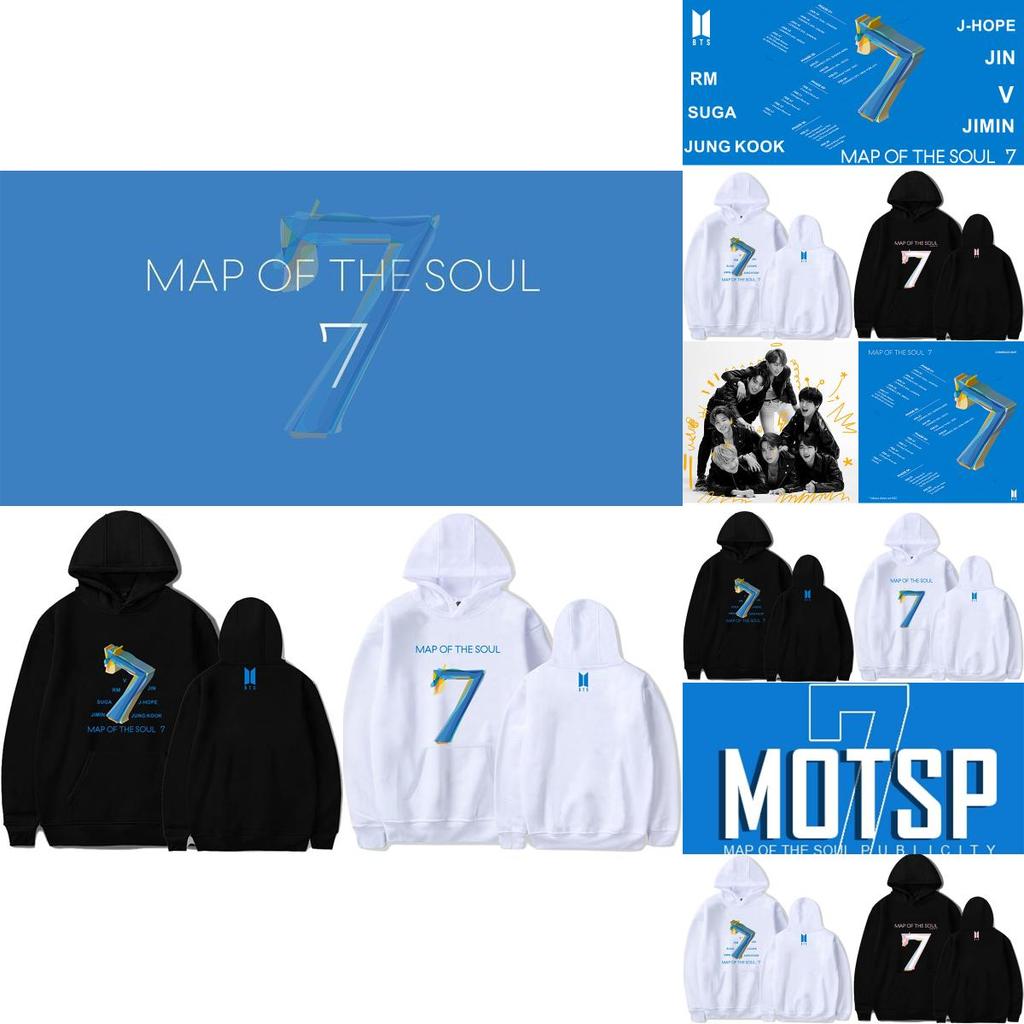 Bts Kpop Of The Soul7 Bangtan Boys Hoodie Coat Pullover Top Sweatshirt