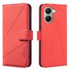 For Xiaomi Redmi Turbo 4 5G/Xiaomi Poco X7 Pro 5G Case BINFEN COLOR BF35 Geometry Imprinted Leather Phone Cover RFID Blocking Wallet Stand