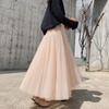 Women's Mid-length Mesh Tulle Skirt