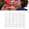 42Pcs Face Paint Stencils Reusable Hollow  Face Body Painting Templates Tracing Stencils for Part