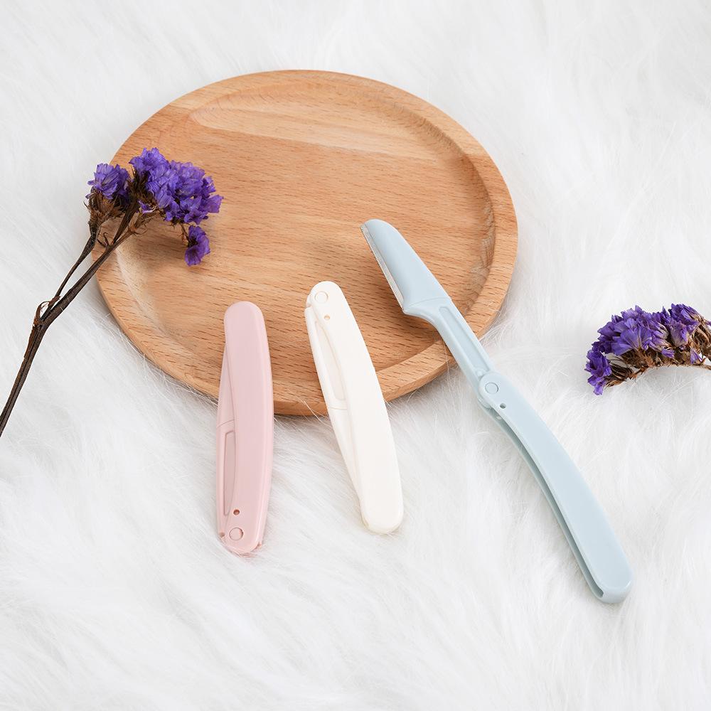 

Meidao Складная бритва для бровей с сетчатым лезвием, три ярких цвета, точный инструмент для красоты