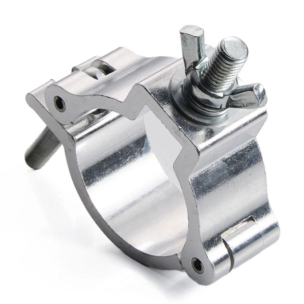1Pcs Aluminum Alloy Stage Lights Truss Clamp Quick Release 18-21mm 38-52mm DJ Light Clamps Clip Bracket Silver Lamp Hanger Hooks