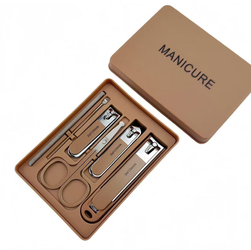 Portable Anti-Splash Nail Clipper Set - Manicure & Pedicure Tools with Nail Scissors in a Box