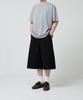 OX STUDIOS Pigment Damaged T-Shirt (Gray)
