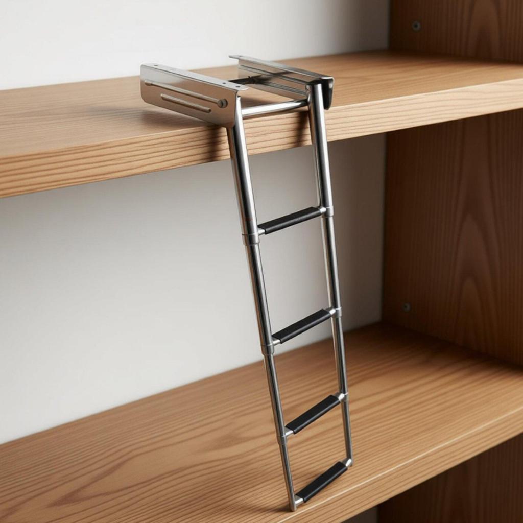 Extendable Boat Ladder Foldable Folding Boarding Marine Hardware for