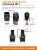 GLC GLB Car Remote Keyshell Cover Zinc Alloy Leather Key Case Accessories For Mercedes Benz AMG W177 W176 X166 X167 C257 C218 X
