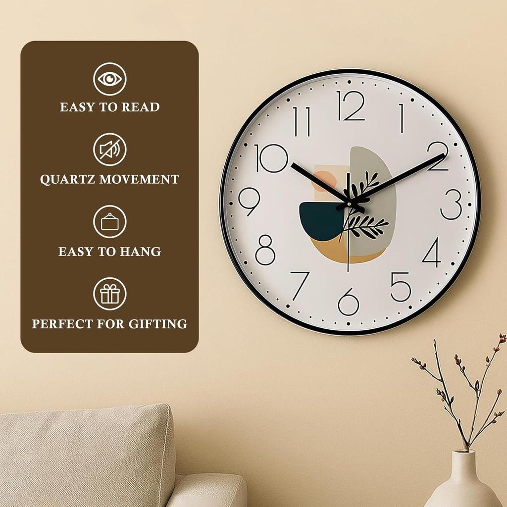 Einzigartige Wanduhr für Wohnzimmer Stilvoll Neueste | Moderne Analoguhr für Schlafzimmer, Küche, Flur, Büro | Moderne Analoge Zeitanzeige Heimdekor