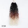 Capelli da Crochet Yanky Twist Pre-Torsadati Ricci Piccoli e Vivaci Capelli Sintetici per Treccine 24 Ciocche/Confezione Estensioni Capelli Leggere