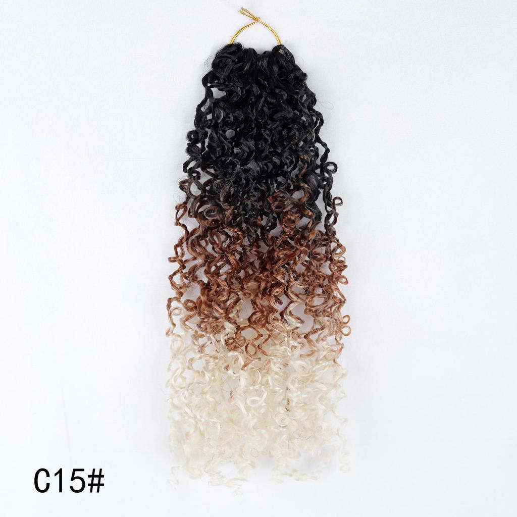 Capelli da Crochet Yanky Twist Pre-Torsadati Ricci Piccoli e Vivaci Capelli Sintetici per Treccine 24 Ciocche/Confezione Estensioni Capelli Leggere