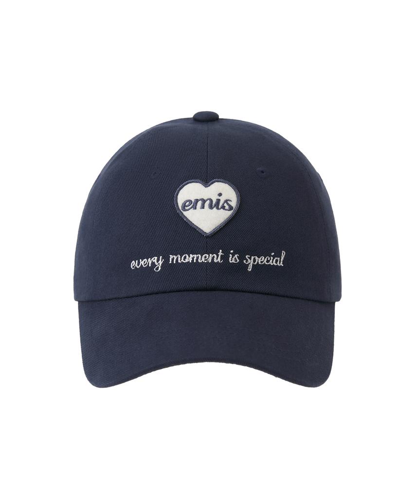 Imiseu Heart Wappen Ball Cap-Navy