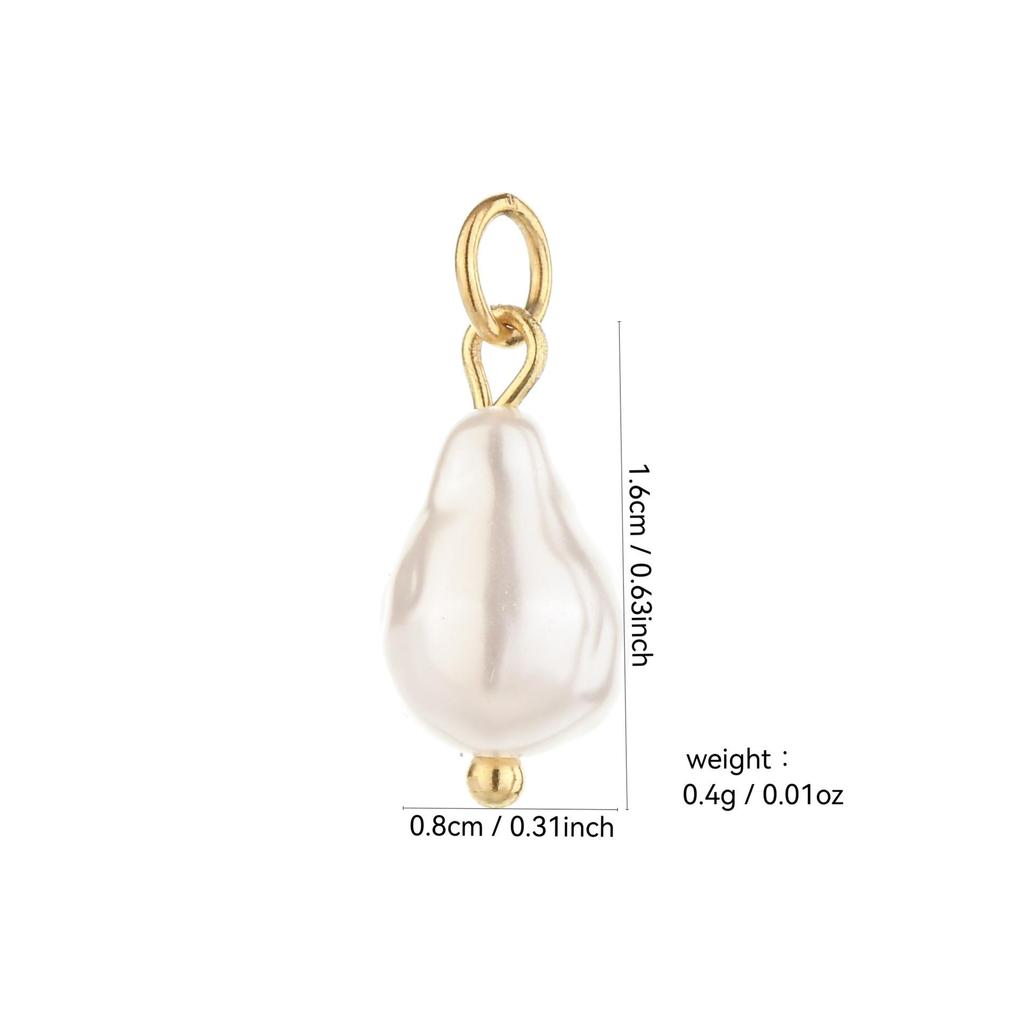 Handmade 18k Gold Electroplated Natural Stone Bead Earrings