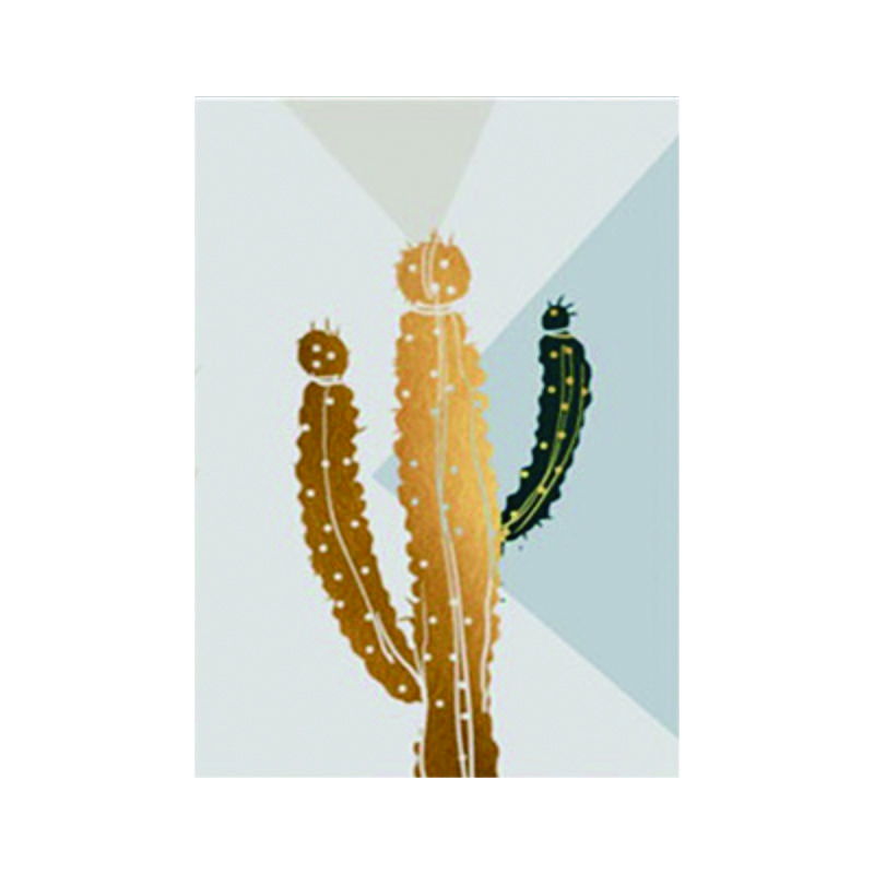 Kein Rahmen Abstraktes Goldgrünes Blatt Leinwandgemälde Wandkunst Bilder für Wohnzimmer Schlafzimmer Wand Heimposter