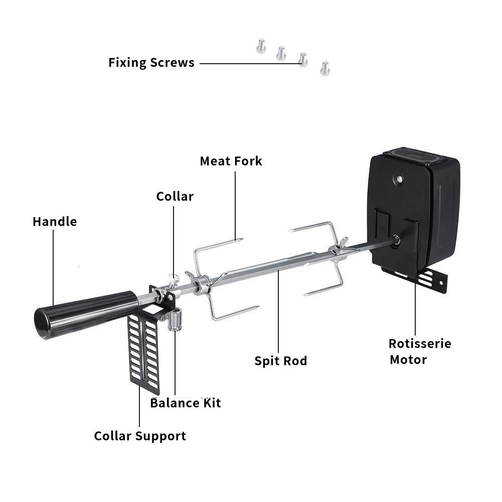 Electric Portable Camping Grill & BBQ Tool Set